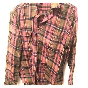 Chaps long sleeve flannel shirt